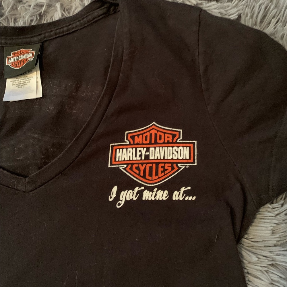 Harley Davidson vneck t